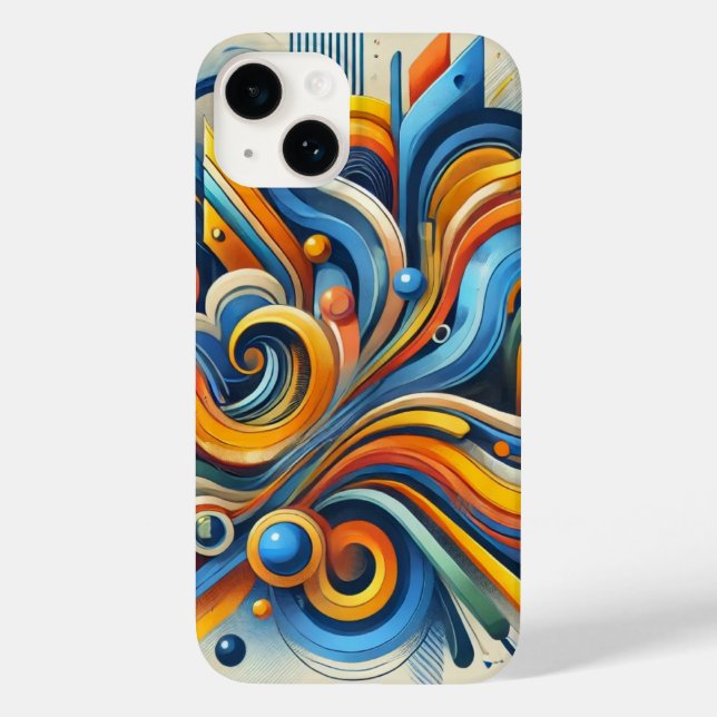 Lebhafter Abstrakter iPhone-Fall Case-Mate iPhone Hülle (Rückseite)