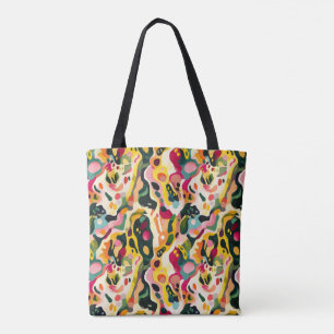 Lebhafter Abstrakter Swirl Gemustert