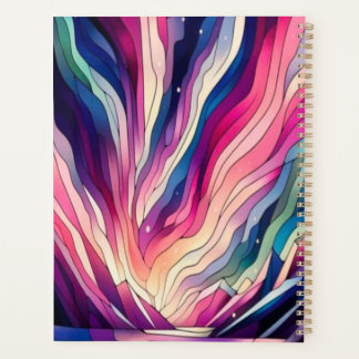 Lebhafter Aurora Borealis Planner Planer
