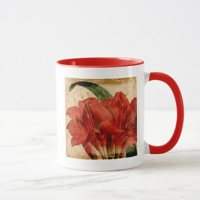 Lebhafter Blumenstrauß VIII Tasse (Rechts)