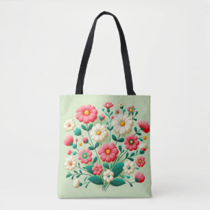 Lebhafter Bouquet mit 3D-Blume