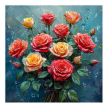 Lebhafter Bouquet mit Rose