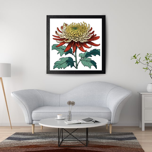 Lebhafter Chrysanthemum Splendor Fotodruck (Von Creator hochgeladen)