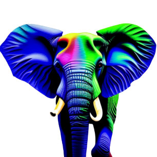 Lebhafter Elephant Trivet Glass Untersetzer Gesche Tragetasche