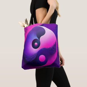 Lebhafter Erleuchtung Farbenfroher Yin Yang Symbol