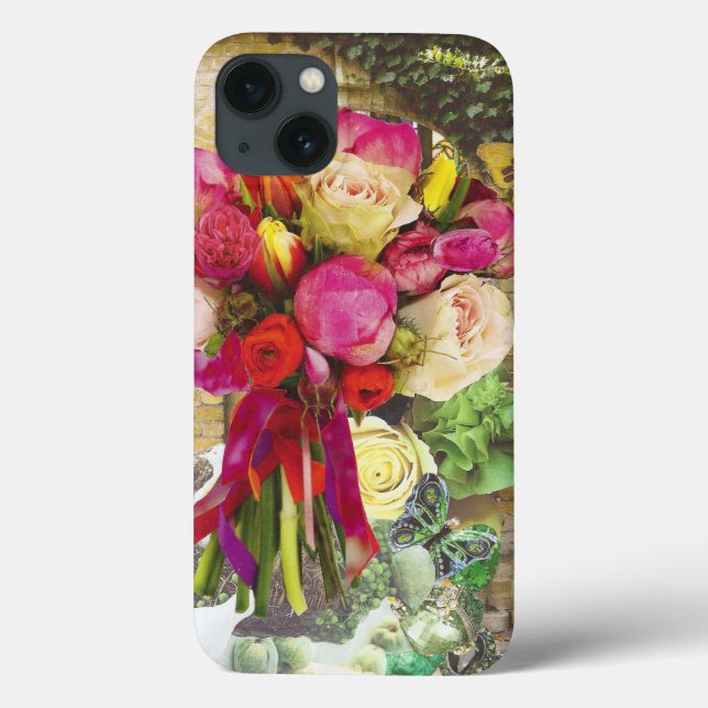 Lebhafter Fall für Blumenzellen Case-Mate iPhone Hülle (Rückseite)
