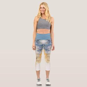 Lebhafter Farbyoga Capri Leggings