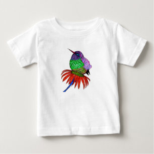 Lebhafter Fluffy Baby Hummingbird T-shirt