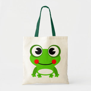 Lebhafter Frosch Tragetasche