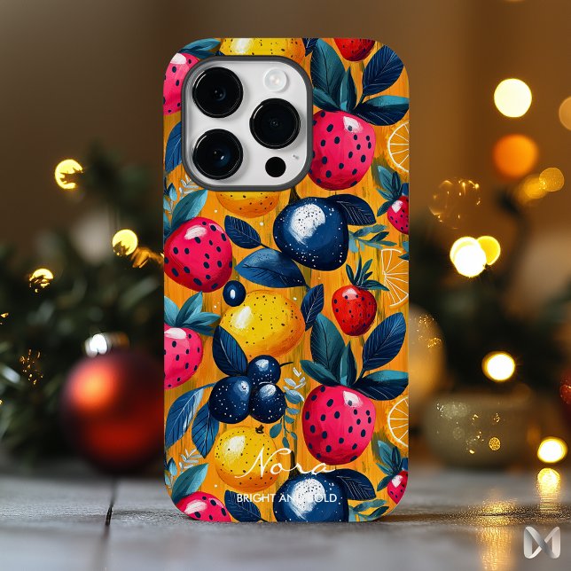 Lebhafter Fruchtbrand in fett gefärbter Farbpalett Case-Mate iPhone Hülle (Von Creator hochgeladen)