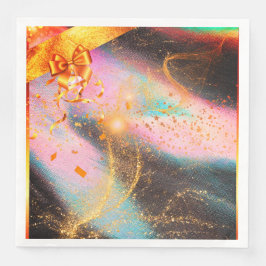 Lebhafter Goldbow Serviette