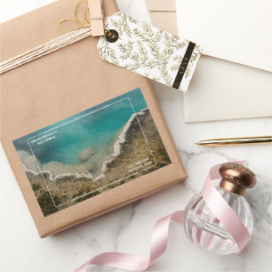 Lebhafter Grand Prismatic Yellowstone Rechteckiger Aufkleber