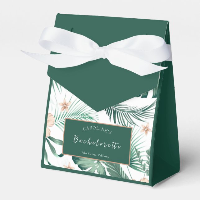 Lebhafter Korallenriff Bachelorette Geschenkschachtel (Vorderseite)