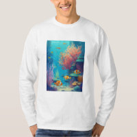 Lebhafter Korallenriff-T - Shirt
