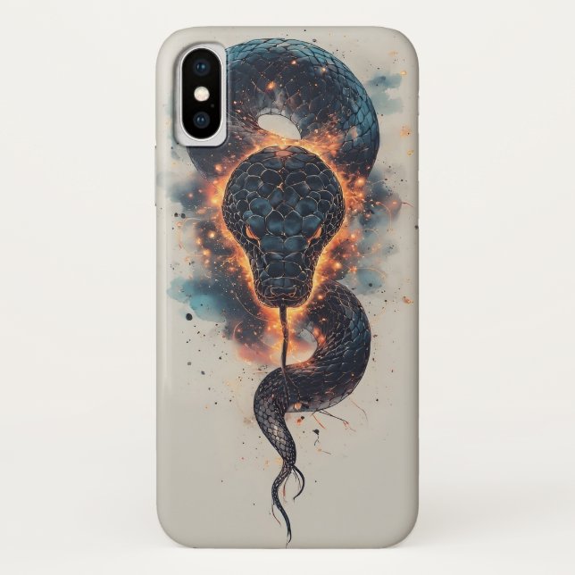 Lebhafter kosmischer Schlauch mit expansivem Raum Case-Mate iPhone Hülle (Rückseite)