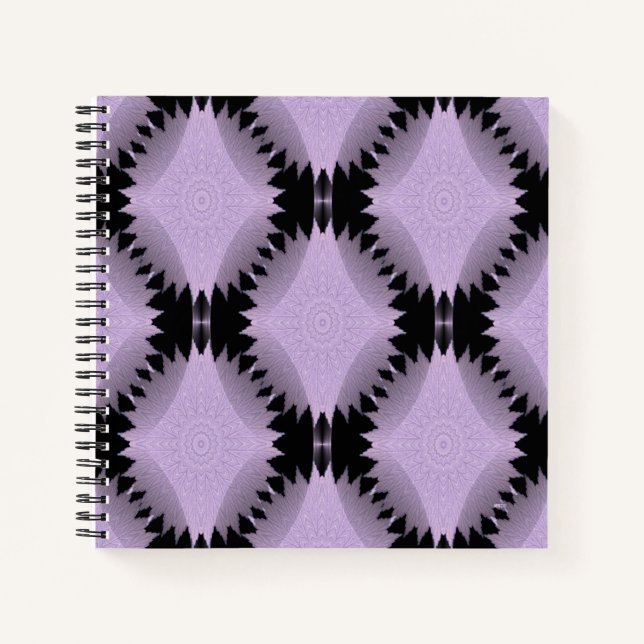 Lebhafter Lavendel.... Notizbuch (Vorderseite)