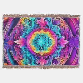 Lebhafter Mandala Spirit Decke