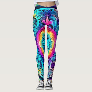 Lebhafter Mandala Spirit Leggings