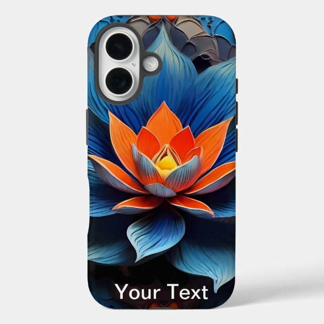 Lebhafter Mandala Swirl: OtterBox Case-Mate iPhone Hülle (Rückseite)