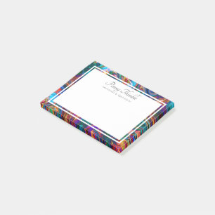 lebhafter Marmoreffekt Post-it Klebezettel