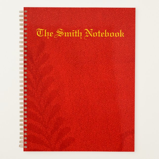 Lebhafter Minimalistischer Leaf-Schatten Planer (Vorderseite)