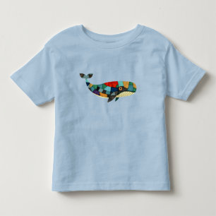 Lebhafter Mosaikwal Kleinkind T-shirt
