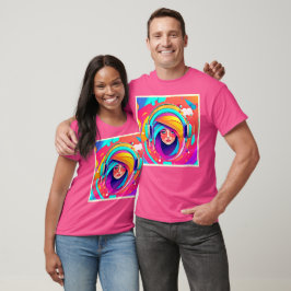 Lebhafter Musikfluss T-Shirt