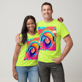 Lebhafter Musikfluss T-Shirt