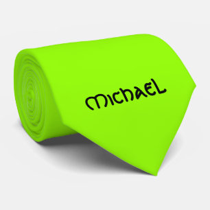 Lebhafter Neon fluoreszierender grüner keltischer  Krawatte