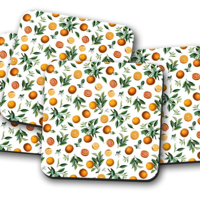 Lebhafter Orange Cork Untersetzer | Obstkork-Unter (Von Creator hochgeladen)