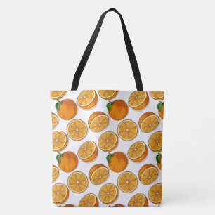 Lebhafter Orange Fruit Citrus Pop Nahtloses Muster
