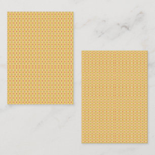 Lebhafter orangefarbener und gelber Circle-Hinterg Visitenkarte