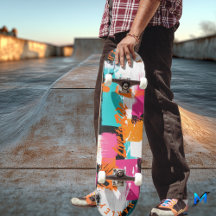 Lebhafter Pinselstrich Abstrakt - Live to Ride