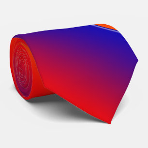 Lebhafter Regenbogenstreifen, rot-gelb-blau Lila Krawatte