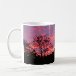Lebhafter rosa Sonnenaufgang Tasse