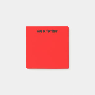 Lebhafter Rot Post-it Klebezettel