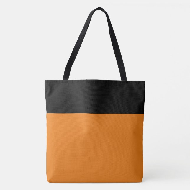 Lebhafter schwarzer, warmer Orange nahtloser Farbb (Vorderseite)
