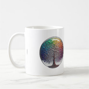 Lebhafter Silver PRIDE Sphäre Kaffeetasse