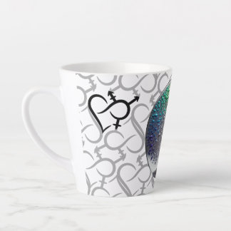 Lebhafter Silver PRIDE Sphäre Milchtasse
