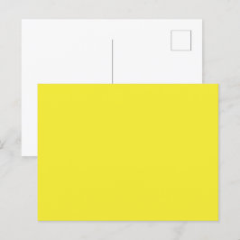 Lebhafter, solider gelber Hintergrund Feiertagspostkarte