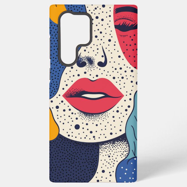Lebhafter Sommer Abstrakt Samsung Galaxy Hülle (Rückseite)
