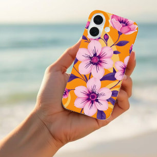 Lebhafter Sommer-Blumendopamin-Stil iPhone 16 Hülle