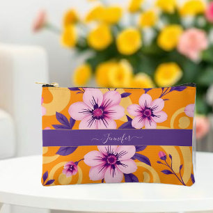 Lebhafter Sommer-Blumendopamin-Stil- Zubehörtasche