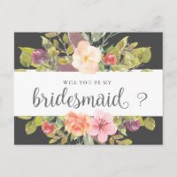 Lebhafter Sommer | Einladung von Bridesmaid Postka