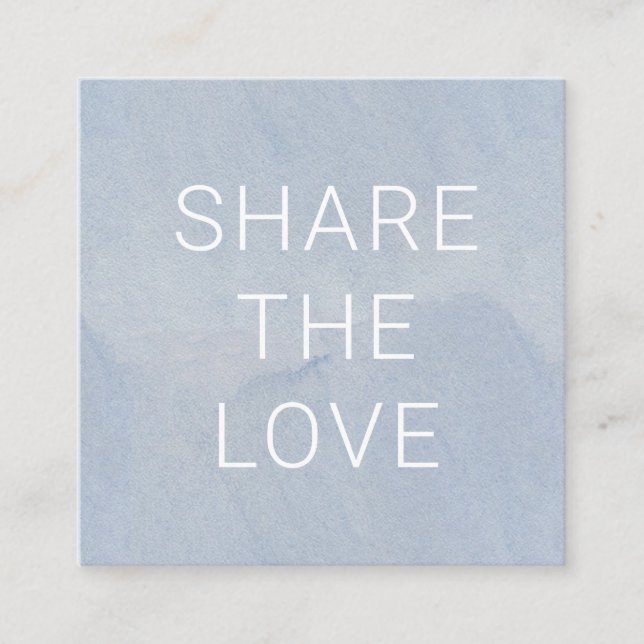 Lebhafter Sommer | Loyalitätskarte Quadratische Visitenkarte (Vorderseite)