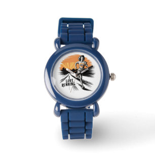 Lebhafter Spritzer I-Liebe Armbanduhr
