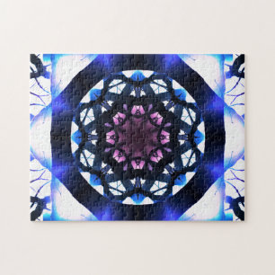 Lebhafter Star Mandala   Meditation Puzzle