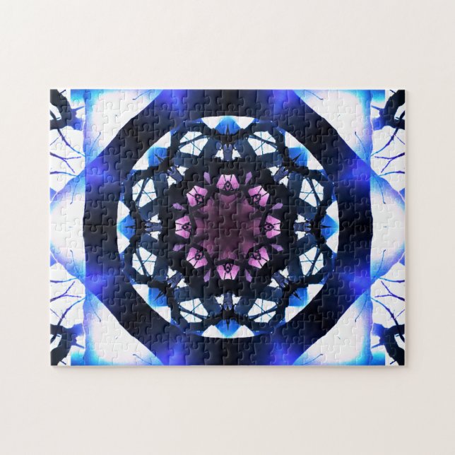 Lebhafter Star Mandala | Meditation Puzzle (Horizontal)