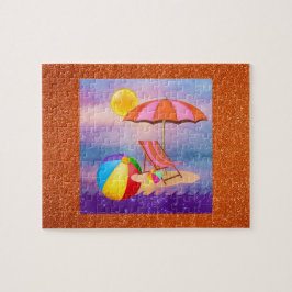 Lebhafter Strand Puzzle
