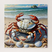 Lebhafter Strandkrab